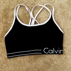 Calvin Klein size medium sports bra. Only on posh for a limited time.